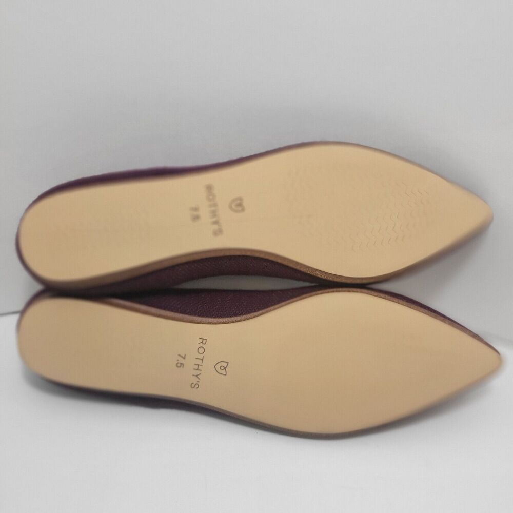 Rothy's Plum Purple Pointed-Toe Flats - Picture 10 of 10